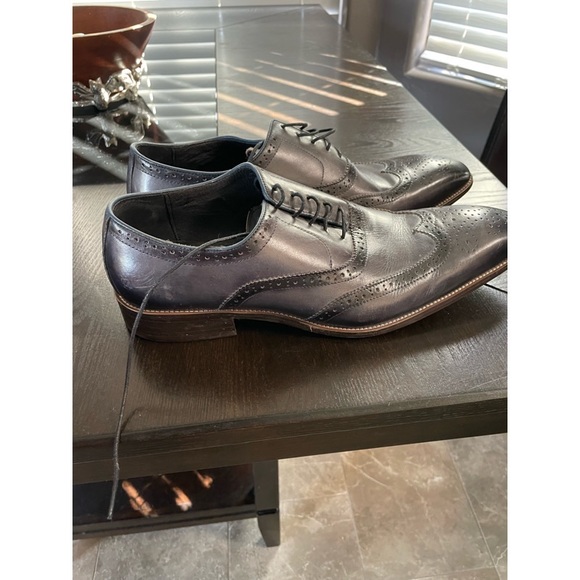 FELIX CHU LUXURY MENS LOAFER GENUINE LEATHER DRESS SHOES SZ 11 - Picture 2 of 3